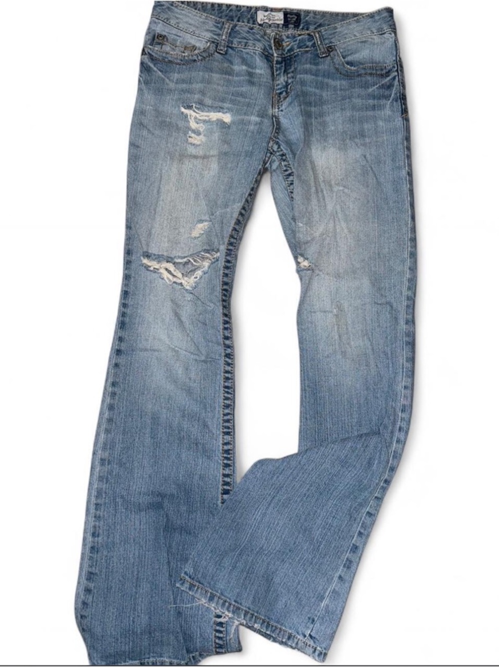 Vintage Y2K Aeropostale Hailey Light Blue Skinny Flare Jeans